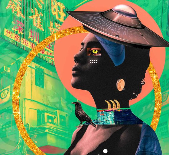 Les collages afrofuturistes de Kaylan Michel