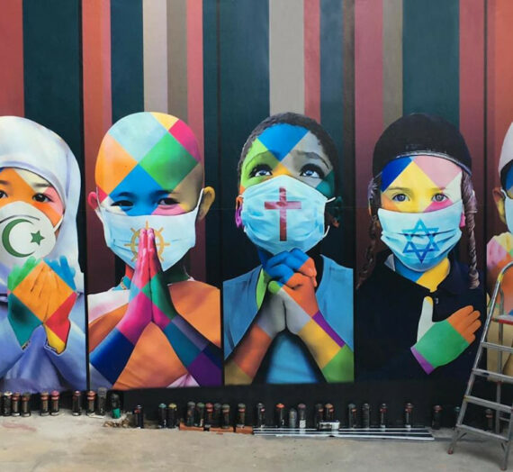 Eduardo Kobra peint un monde rempli d’espoir, de paix et d’unité